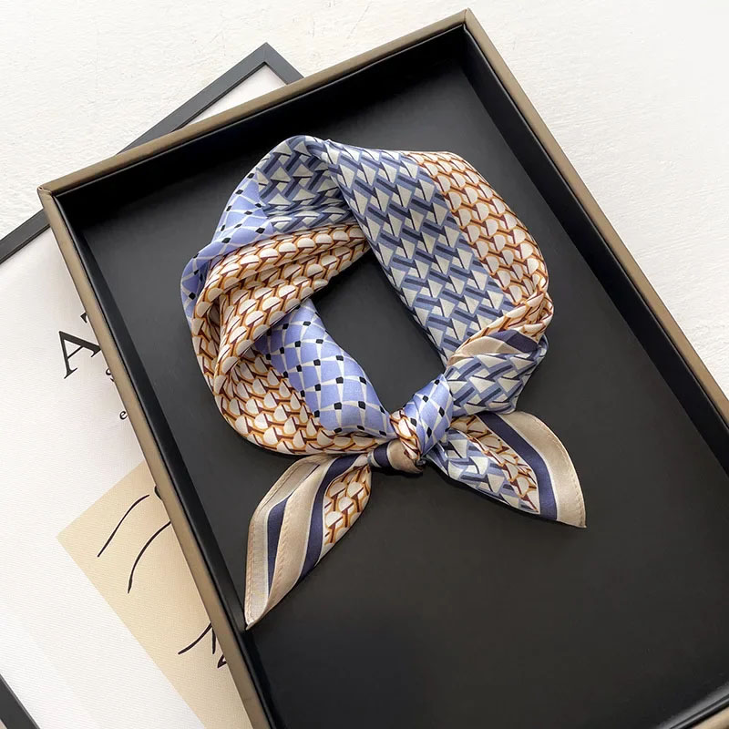 New scarf women spring printed - Silk Scarf Square 评论和价格