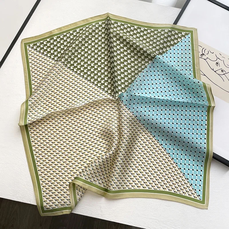 New scarf women spring printed - Silk Scarf Square 评论和价格