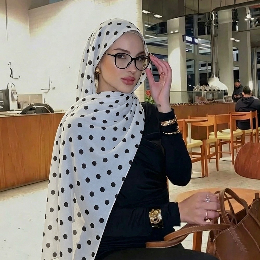 Sweet Sunscreen Polka Dot Head - Women'S Accessories Clothing 评论和价格