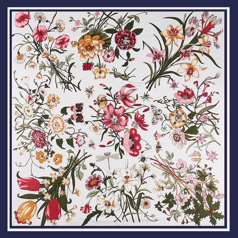 POBING Twill Silk Scarf Women  - Silk Scarf Square 评论和价格