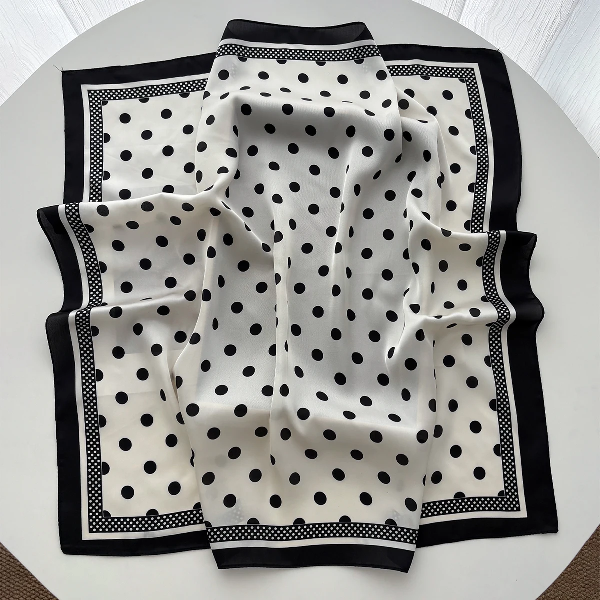 Women Elegant Soft Satin Squar - Silk Scarf Square 评论和价格