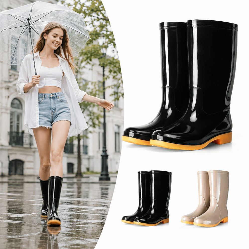Non-slip Women's Long Rain Boo - Women Kitchen Accessories 评论和价格