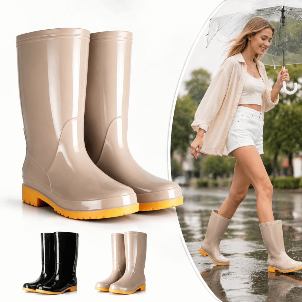 Non-slip Women's Long Rain Boo - Women Kitchen Accessories 评论和价格