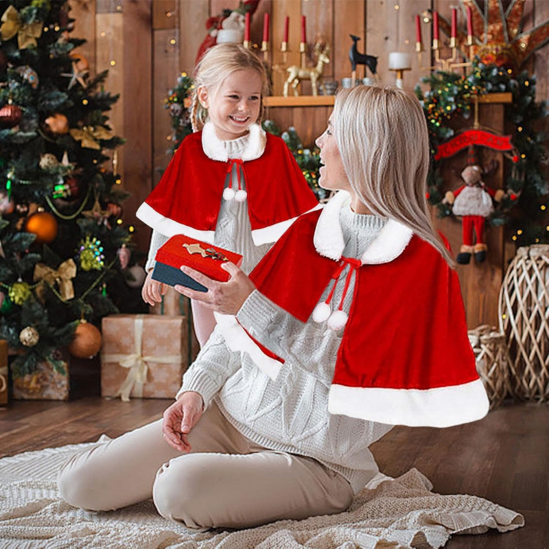 Women Girls Christmas Santa Cl - Women'S Red Accessories 评论和价格