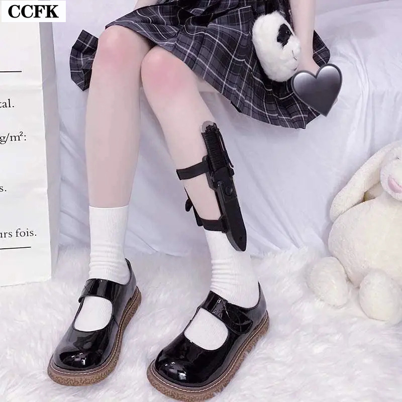 Goth Leg Ring Kawaii Knife Pro - Women'S Emo Accessories 评论和价格